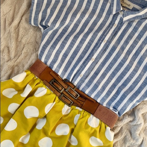 ANTHRO Hi There Karen Walker Polka Dot Skirt - Picture 7 of 7